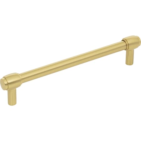 Jeffrey Alexander 160 mm Center-to-Center Brushed Gold Hayworth Cabinet Bar Pull 885-160BG